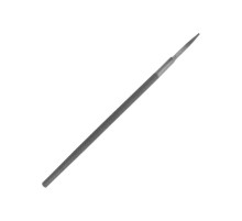 Напильник ТУНДРА, круглый, сталь У10, без рукоятки, d=4 мм, №2, 150 мм