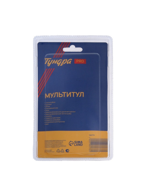 Мультитул ТУНДРА ВДОМ, в чехле, 12 функций