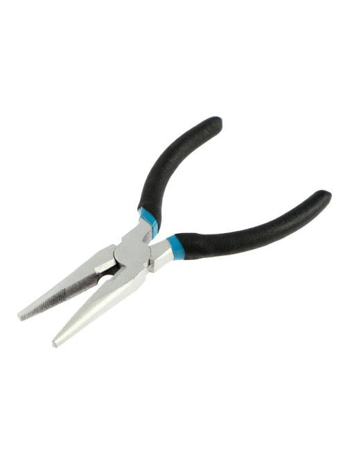 Длинногубцы ТУНДРА, никелированные, обрезиненные рукоятки, 160 мм