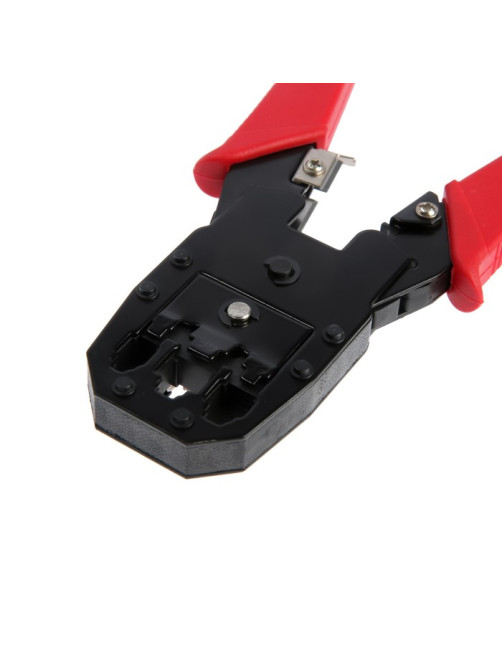 Кримпер ЛОМ, 200 мм, для обжима компьютерных RJ-45 и телефонных RJ-11/12 клемм