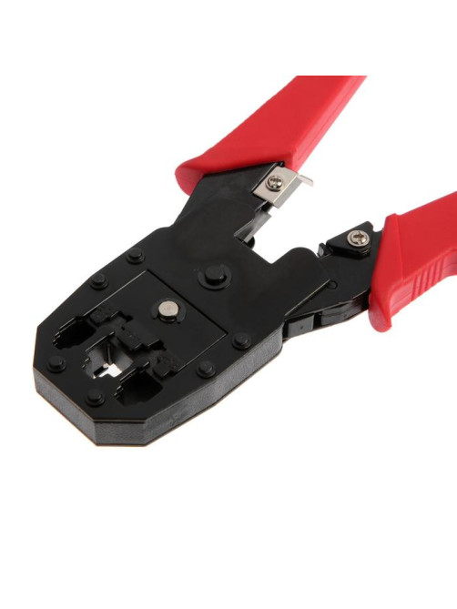 Кримпер ЛОМ, 200 мм, для обжима компьютерных RJ-45 и телефонных RJ-11/12 клемм