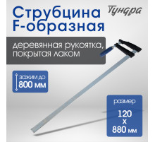 Струбцина F-образная ТУНДРА, 800×120×880 мм