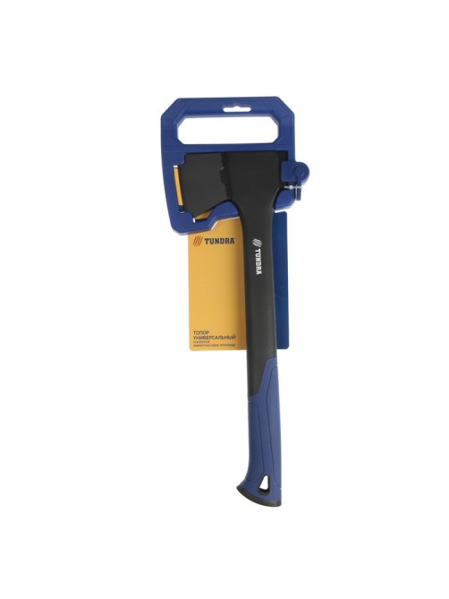 Топор универсальный ТУНДРА, 47-53 HRC, усиленное фиберглассовое топорище 450 мм, 600/840 г