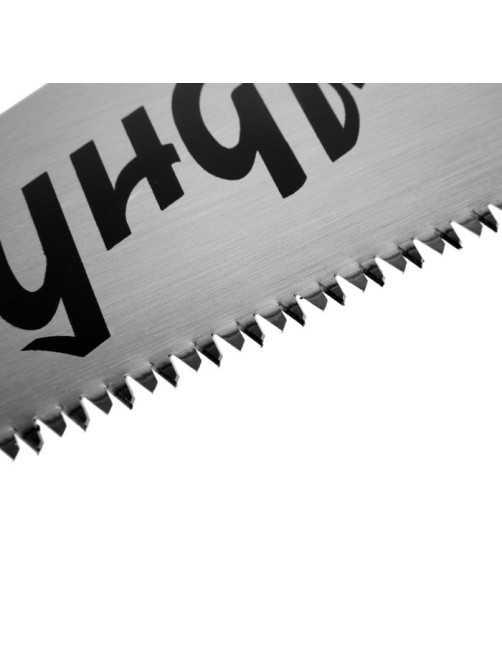 Ножовка по дереву ТУНДРА, 2К рукоятка, 3D заточка, каленый зуб, 7-8 TPI, 350 мм