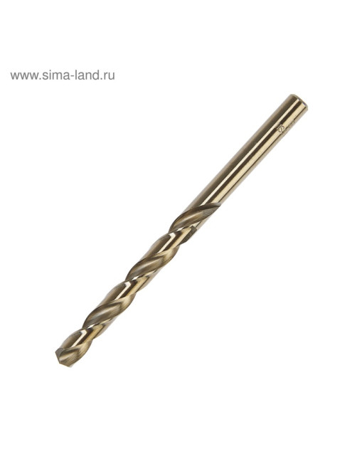 Сверло по металлу ТУНДРА, HSS-Co (5% кобальта), цилиндрический хвостовик, 8×115 мм
