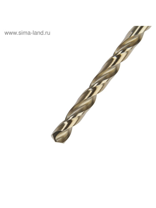 Сверло по металлу ТУНДРА, HSS-Co (5% кобальта), цилиндрический хвостовик, 5.5 мм