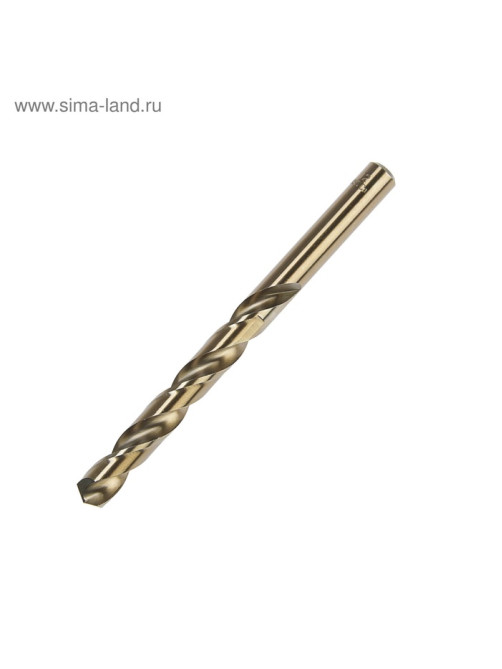 Сверло по металлу ТУНДРА, HSS-Co (5% кобальта), цилиндрический хвостовик, 12 мм