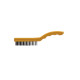 Щетка металлическая ручная ТУНДРА, закаленная проволока, пластиковая рукоятка, 4-рядная