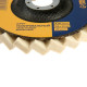 Круг полировальный лепестковый ТУНДРА, войлочный, 125×22 мм, лепесток 8 мм, 24 лепестка