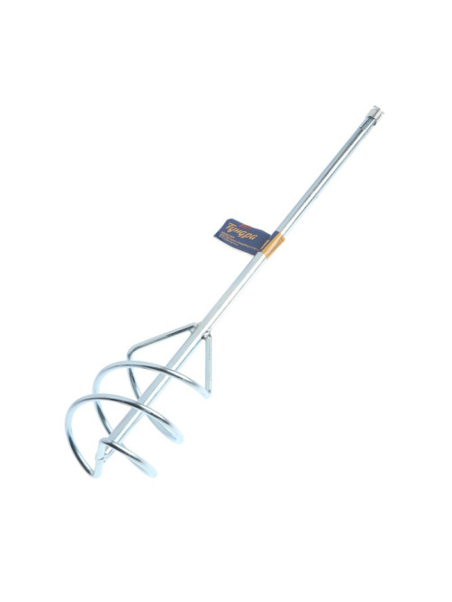 Миксер для песчано-гравийных смесей ТУНДРА, оцинкованный, SDS-plus, 80×10×400 мм