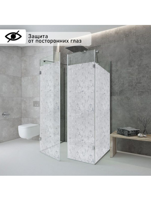 Плёнка витражная «Узоры», 45×200 см, прозрачная