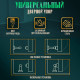 Упор дверной LOCKLAND, магнитный, цвет медь