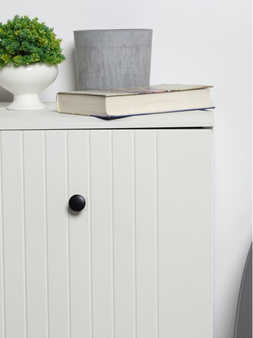 Ручка кнопка WAVE ТУНДРА РК120BL, черная