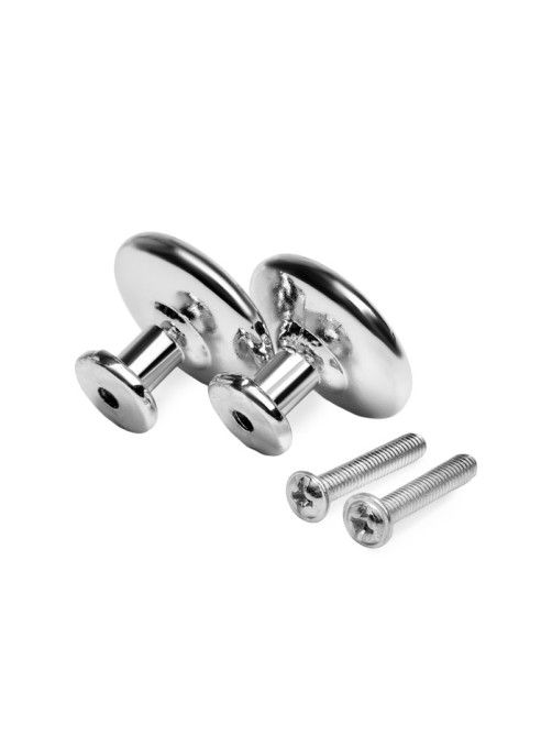 Ручка-кнопка ТУНДРА LIGHT PK036CP (MD112CP), хром