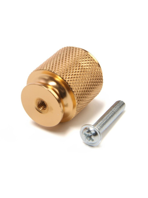 Ручка-кнопка CAPPIO PK327, d=20 мм, цвет золото