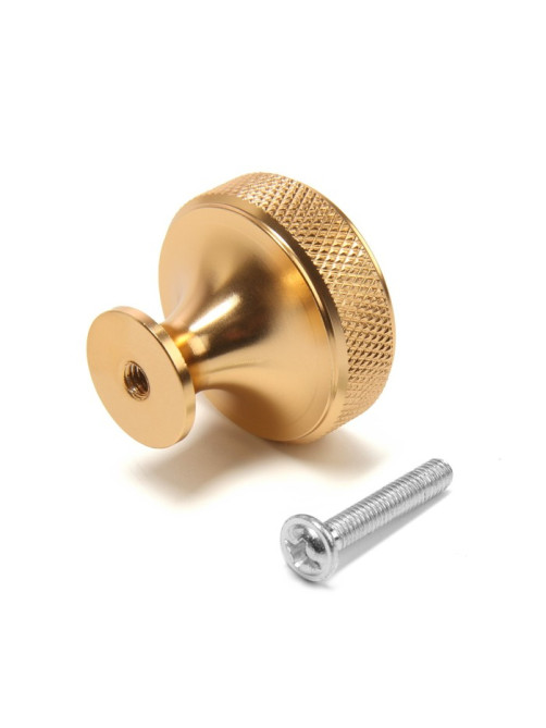 Ручка-кнопка CAPPIO PK323, d=30 мм, цвет золото