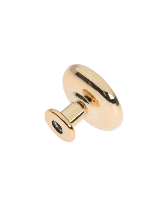 Ручка кнопка мебельная LIGHT PK036GP (Md=112GP), цвет золото