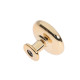 Ручка кнопка мебельная LIGHT PK036GP (Md=112GP), цвет золото
