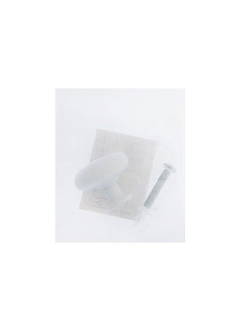 Ручка-кнопка ТУНДРА LIGHT PK036WH, белая