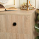 Ручка кнопка ТУНДРА РК112BL (MK112BL), черная