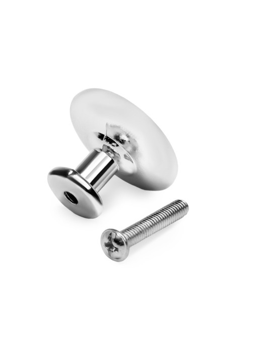 Ручка-кнопка ТУНДРА LIGHT PK036CP (MD112CP), хром