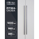 Ручка-скоба CAPPIO RSC021, алюминий, м/о 960 мм, цвет графит