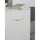Ручка-скоба мебельная ТУНДРА PC181BL, м/о 128 мм, белая