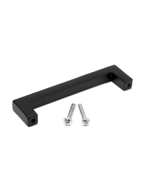 Ручка-скоба CAPPIO SQUARE RSC007, алюминий, м/о 96 мм, цвет черный