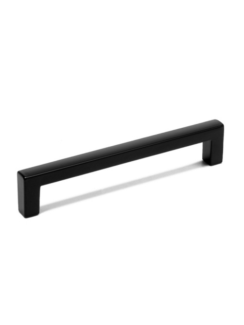 Ручка-скоба CAPPIO SQUARE RSC007, алюминий, м/о 128 мм, цвет черный