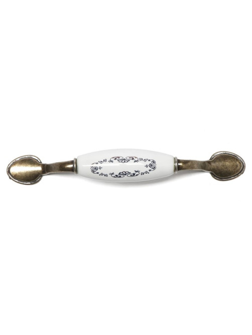 Ручка скоба Ceramics 012 LIGHT, 96 мм, керамическая, цвет бронза
