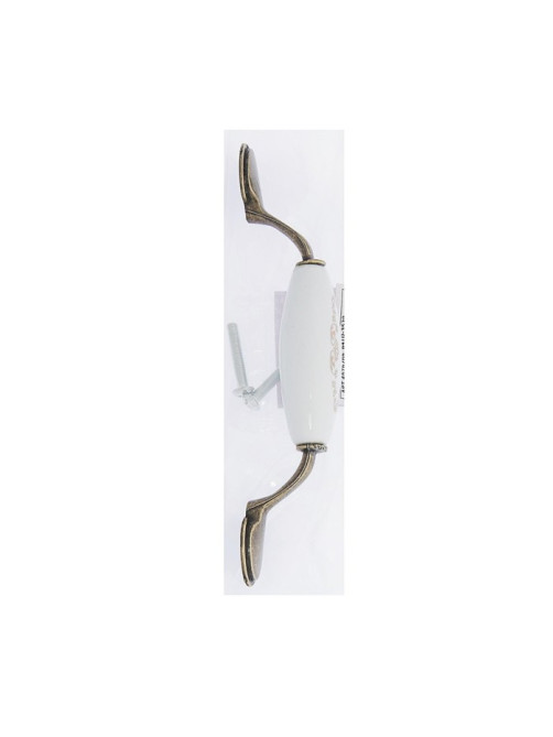 Ручка скоба Ceramics 012 LIGHT, 96 мм, керамическая, цвет бронза