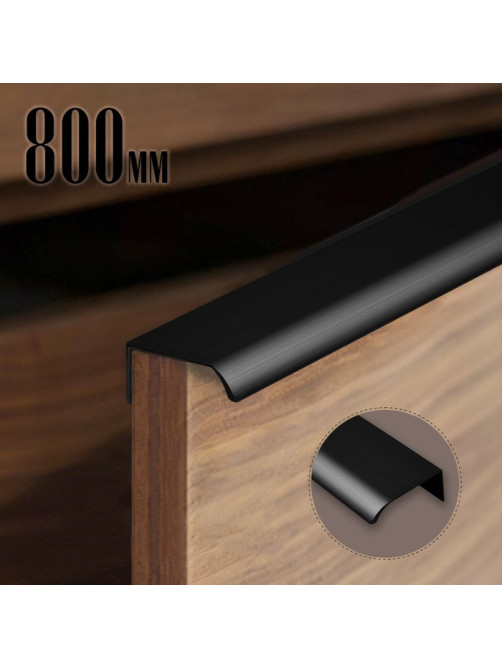 Ручка торцевая CAPPIO RT002BL, L=800 мм, м/о 768 мм, цвет черный