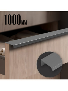 Ручка CAPPIO RT001, L=1000 мм, м/о 960 мм, цвет графит