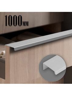 Ручка CAPPIO RT001CP, L=1000 мм, м/о 960 мм, цвет матовый хром