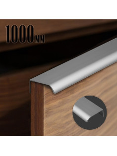 Ручка торцевая CAPPIO RT002, L=1000 мм, м/о 960 мм, цвет серый