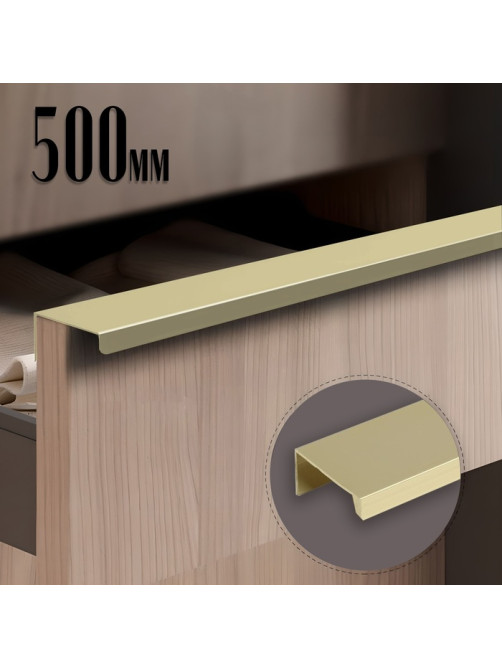 Ручка CAPPIO RT001AU, L=500 мм, м/о 288 мм, цвет сатиновое золото