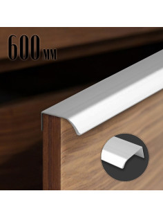 Ручка торцевая CAPPIO RT002CP, L=600 мм, м/о 480 мм, цвет матовый хром