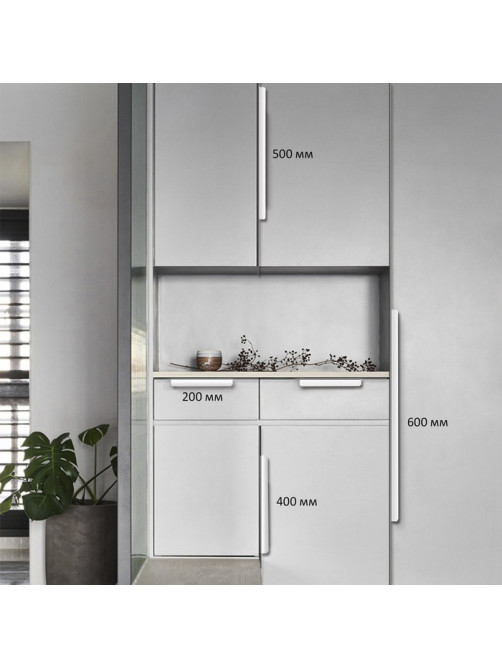 Ручка торцевая CAPPIO RP100WH, L=600 мм, цвет белый