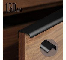 Ручка торцевая CAPPIO RT002BL, L=150 мм, м/о 128 мм, цвет черный