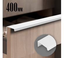Ручка CAPPIO RT001WH, L=400 мм, м/о 256 мм, цвет белый