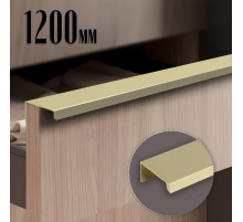 Ручка CAPPIO RT001, L=1200 мм, м/о 1160 мм, цвет сатиновое золото