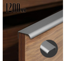 Ручка торцевая CAPPIO RT002, L=1200 мм, м/о 1160 мм, цвет серый