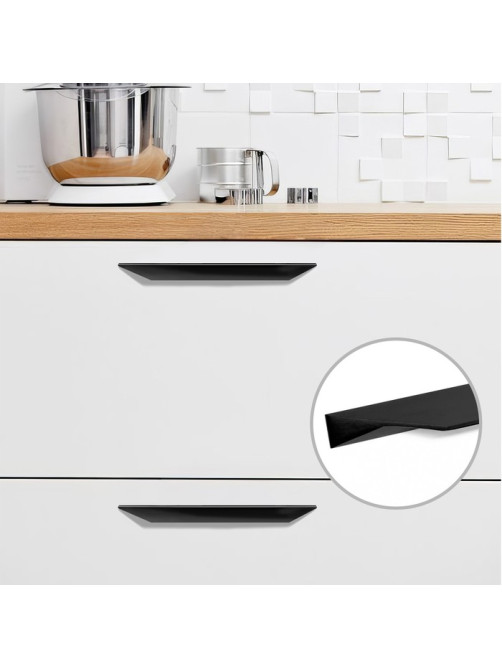 Ручка мебельная CAPPIO, L=250 мм, м/о 160 мм, цвет черный