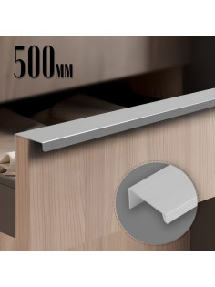 Ручка CAPPIO RT001CP, L=500 мм, м/о 288 мм, цвет матовый хром