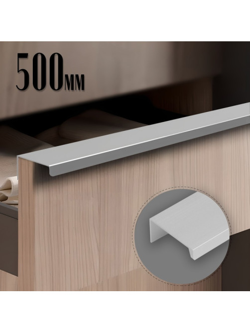 Ручка CAPPIO RT001CP, L=500 мм, м/о 288 мм, цвет матовый хром