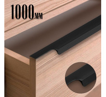 Ручка торцевая CAPPIO RP100BL, L=1000 мм, цвет черный