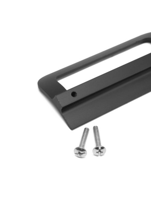 Ручка-скоба мебельная CAPPIO RS1402, м/о 96 мм, цвет черный