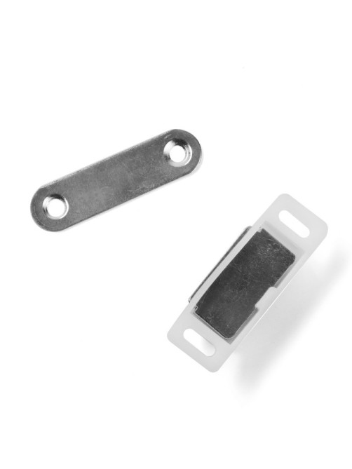 Магнит мебельный M001P, 41×13, маленький, прозрачный