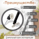 Газовый лифт ТУНДРА GL050BL, 50N, черный