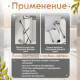 Газовый лифт ТУНДРА GL050GR, 50N, серый